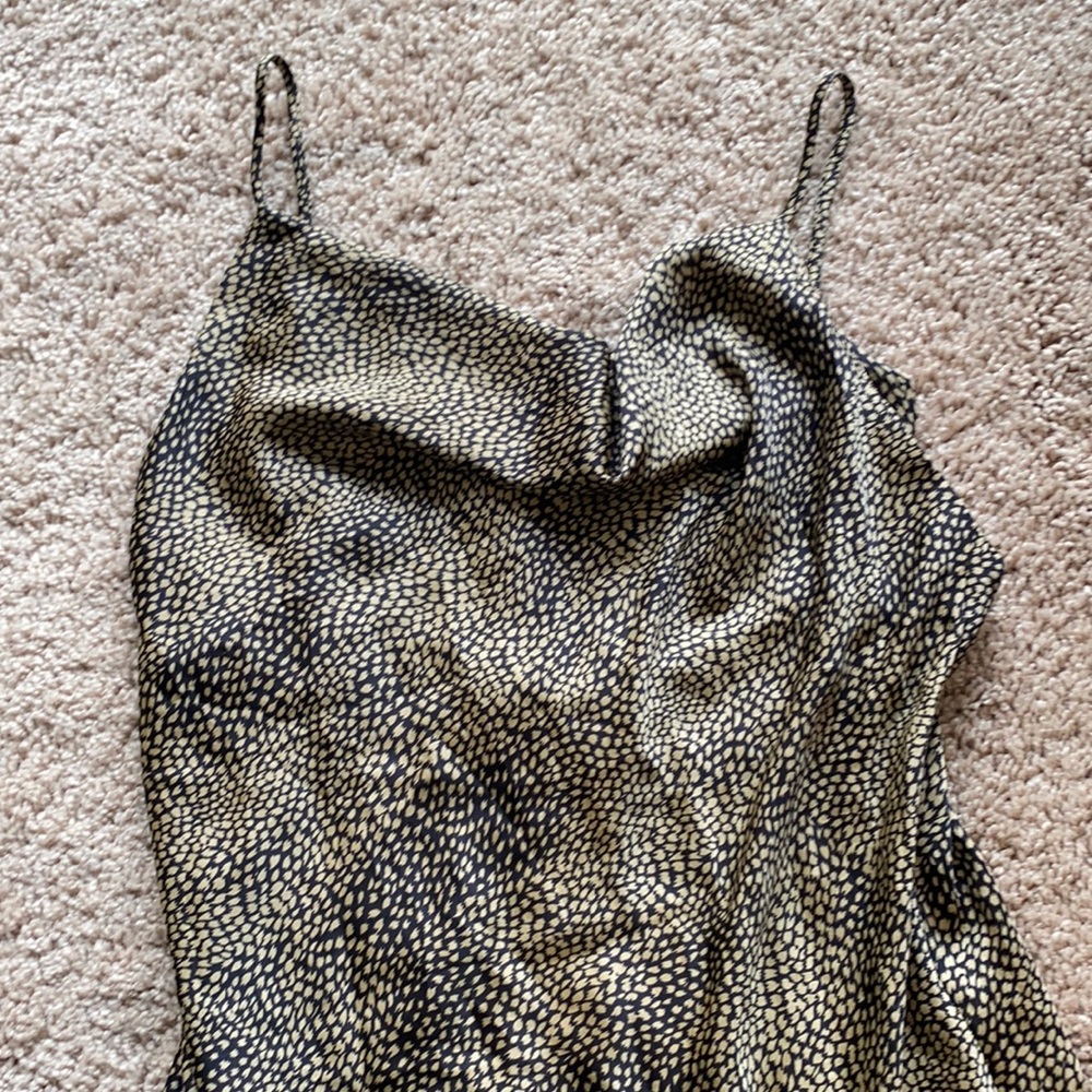 Silky slip mini dress NWT